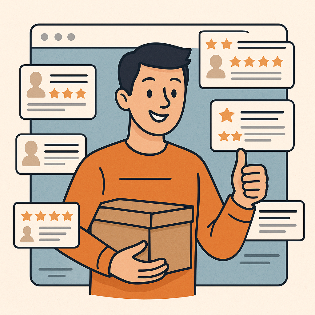 Продавец и отзывы